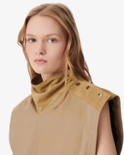 ASYMMETRICAL LEATHER TOP
