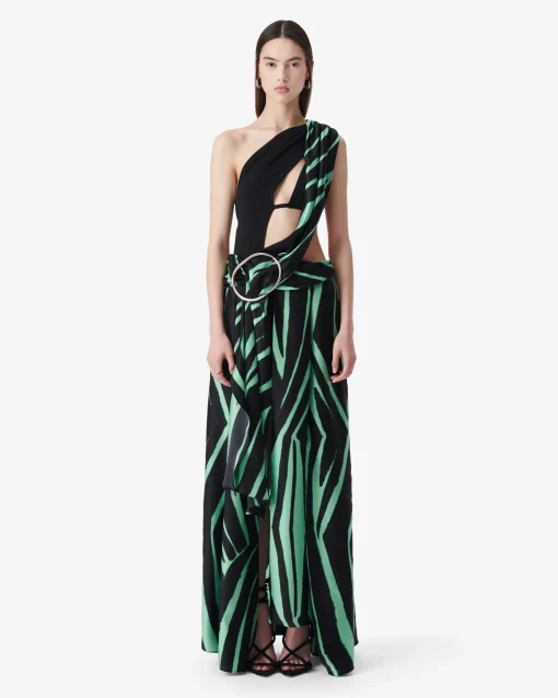 ASYMMETRICAL LONG DRESS