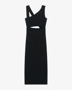 ASYMMETRICAL MIDI DRESS