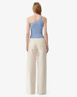 ASYMMETRICAL RIBBED TOP