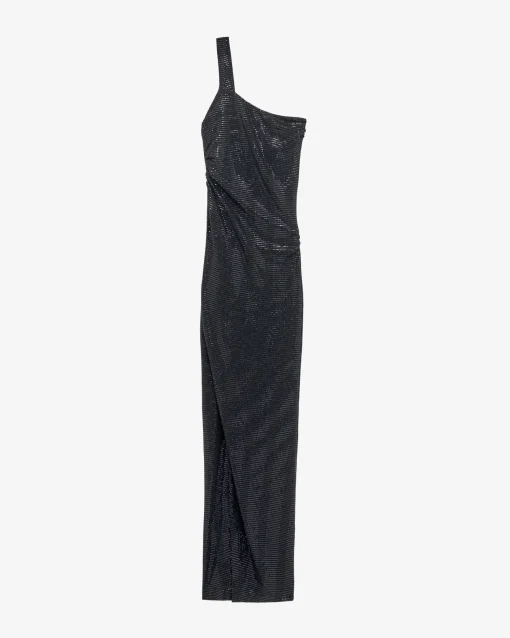 ASYMMETRICAL SEQUIN DRESS