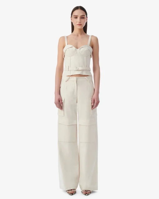 BELTED BUSTIER TOP