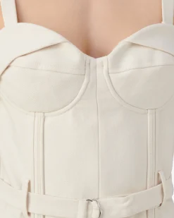 BELTED BUSTIER TOP