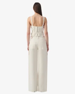 BELTED BUSTIER TOP
