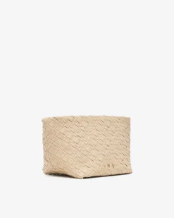 BRAIDED LEATHER POUCH