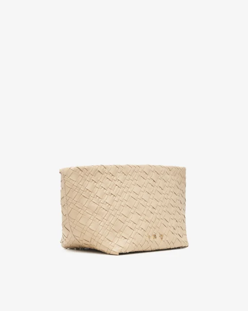 BRAIDED LEATHER POUCH