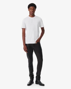 KARLO SLIM-FIT LEATHER PANTS