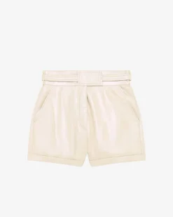 LEATHER SHORTS