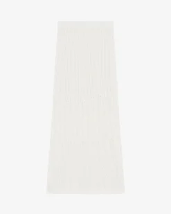 LONG LOOSE-KNIT SKIRT