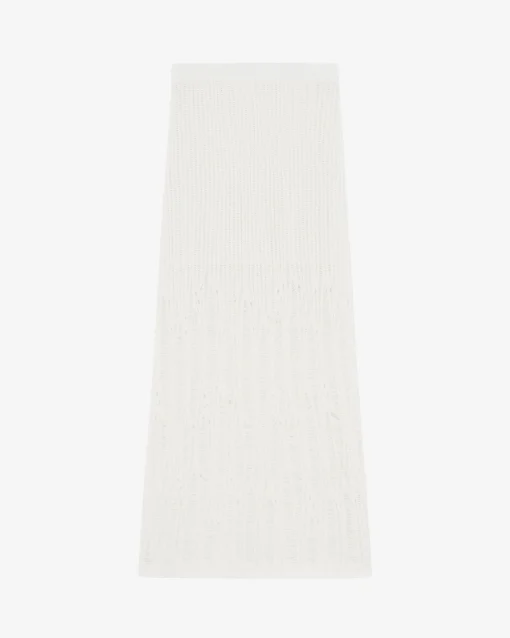 LONG LOOSE-KNIT SKIRT