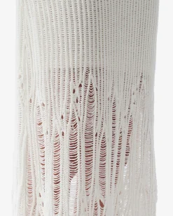 LONG LOOSE-KNIT SKIRT