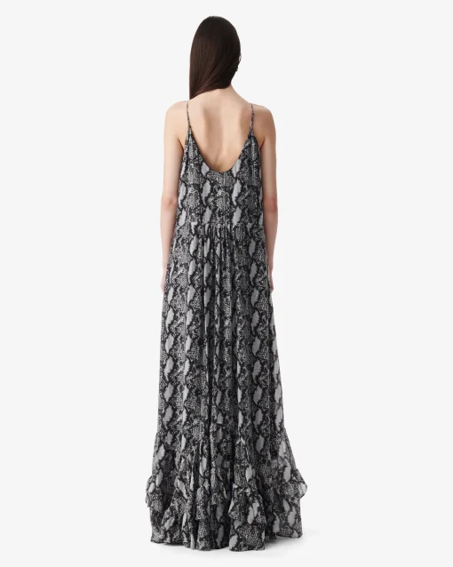 LONG PRINT DRESS