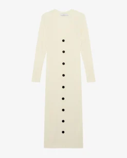 LONG RIBBED DRESS