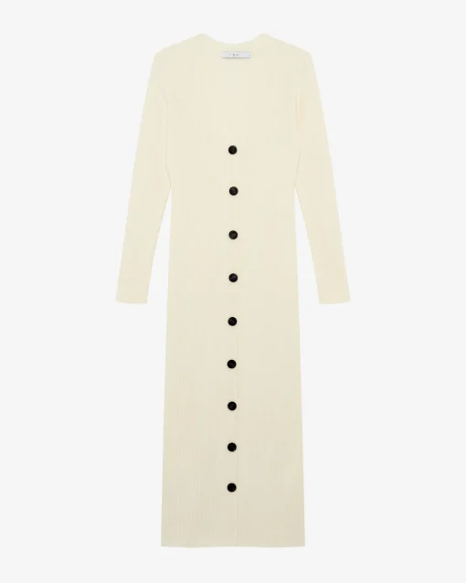 LONG RIBBED DRESS