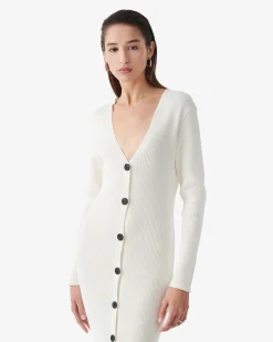 LONG RIBBED DRESS