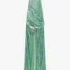 LONG SEQUINED DRESS