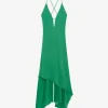 LONG SILK DRESS