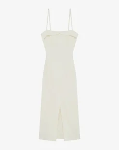 LONG STRAPLESS DRESS