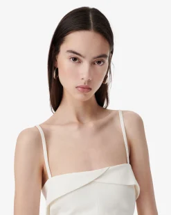 LONG STRAPLESS DRESS