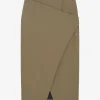 MID-LENGTH WRAP SKIRT