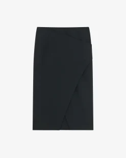 MID-LENGTH WRAP SKIRT