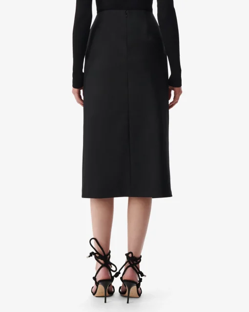 MID-LENGTH WRAP SKIRT