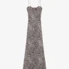 PRINT LONG DRESS