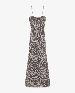 PRINT LONG DRESS