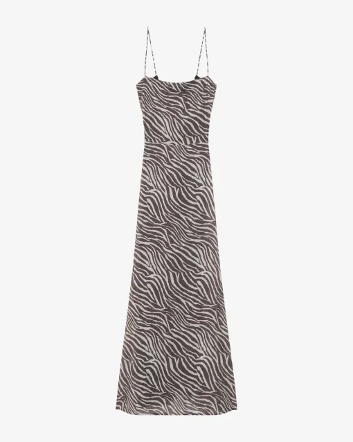 PRINT LONG DRESS