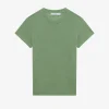 ROUND-NECK LINEN T-SHIRT