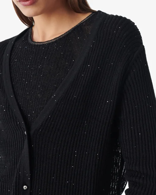 SEQUIN CARDIGAN