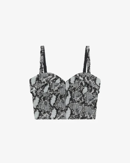 SEQUIN CORSET TOP