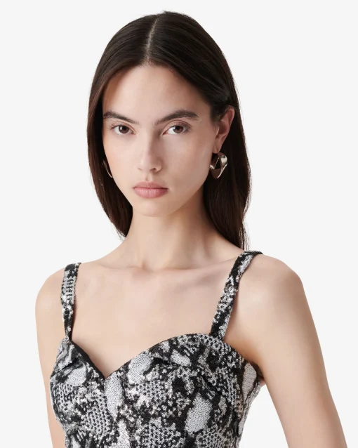 SEQUIN CORSET TOP