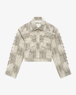 SHORT JACQUARD JACKET