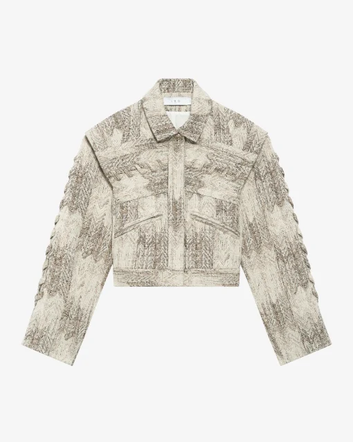 SHORT JACQUARD JACKET