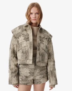 SHORT JACQUARD JACKET