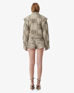 SHORT JACQUARD JACKET