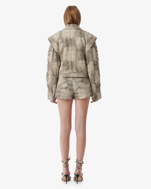 SHORT JACQUARD JACKET