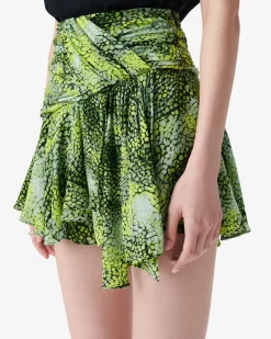 SHORT PRINT SKIRT