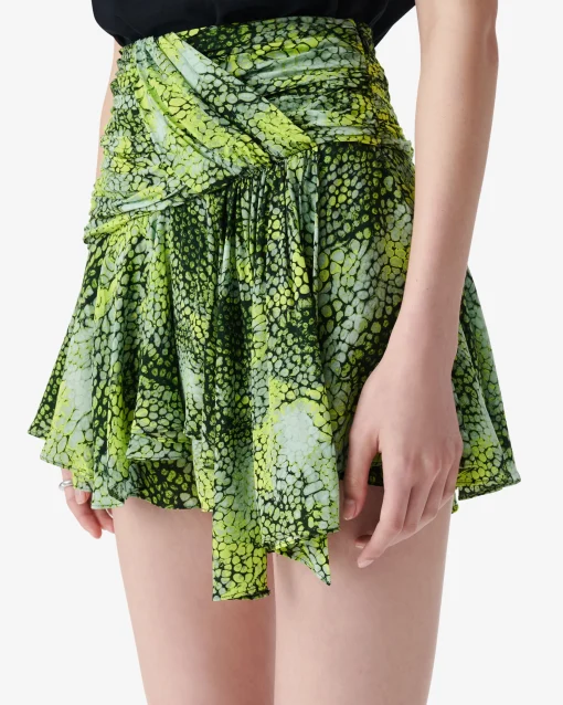 SHORT PRINT SKIRT