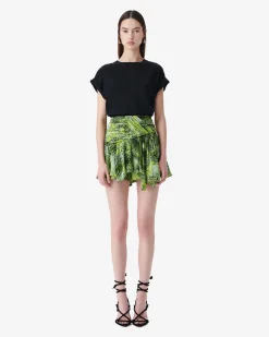 SHORT PRINT SKIRT