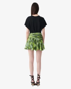 SHORT PRINT SKIRT